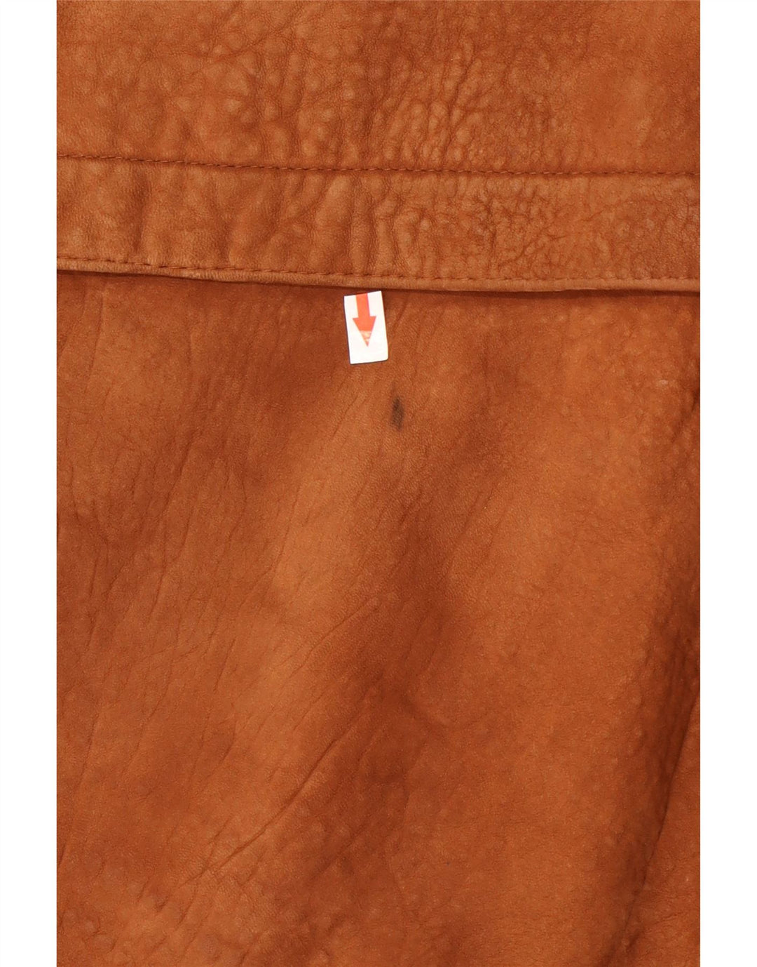 Jaqueta de couro masculina Essebi UK 40 grande couro marrom