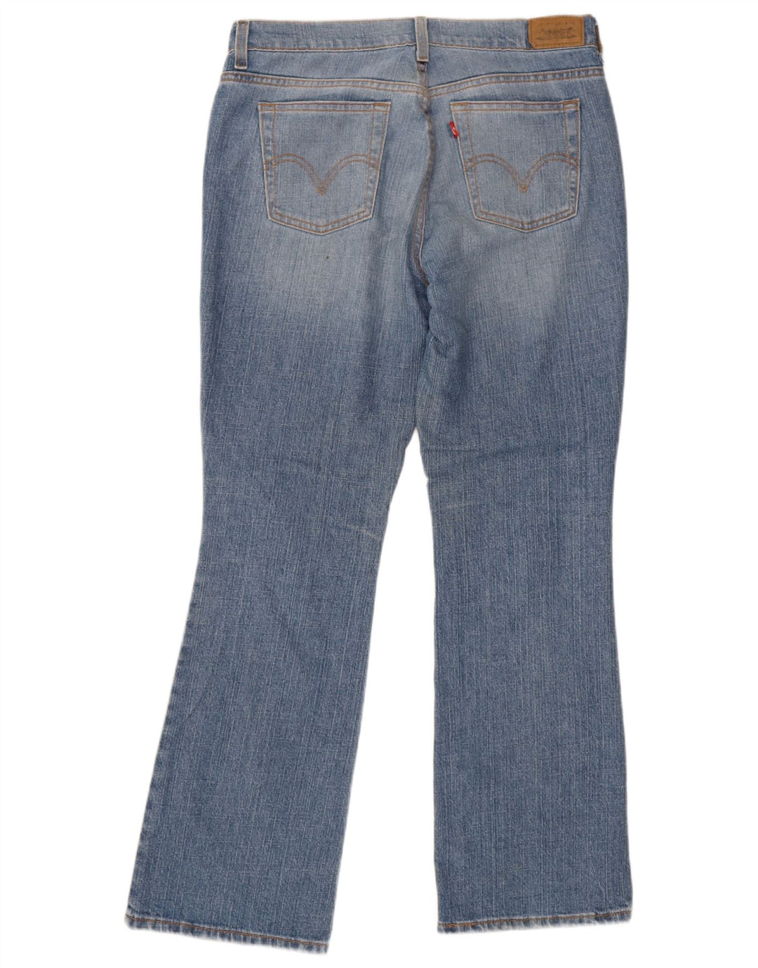 Calça jeans feminina Levi's 515 Bootcut US 8 médio W32 L30 azul algodão