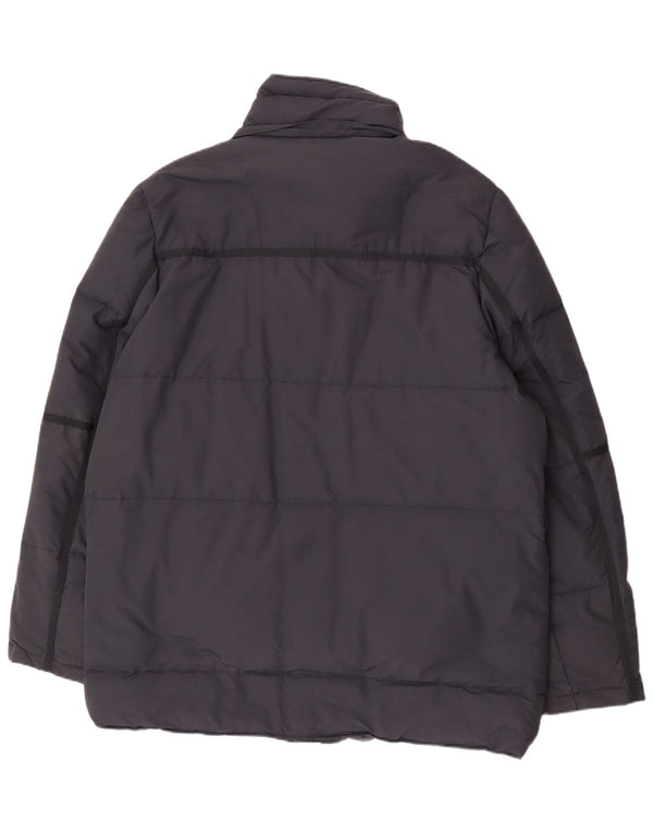 Jaqueta acolchoada masculina Canadiens UK 42 XL algodão azul marinho
