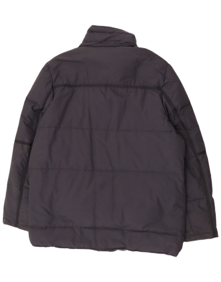 Jaqueta acolchoada masculina Canadiens UK 42 XL algodão azul marinho