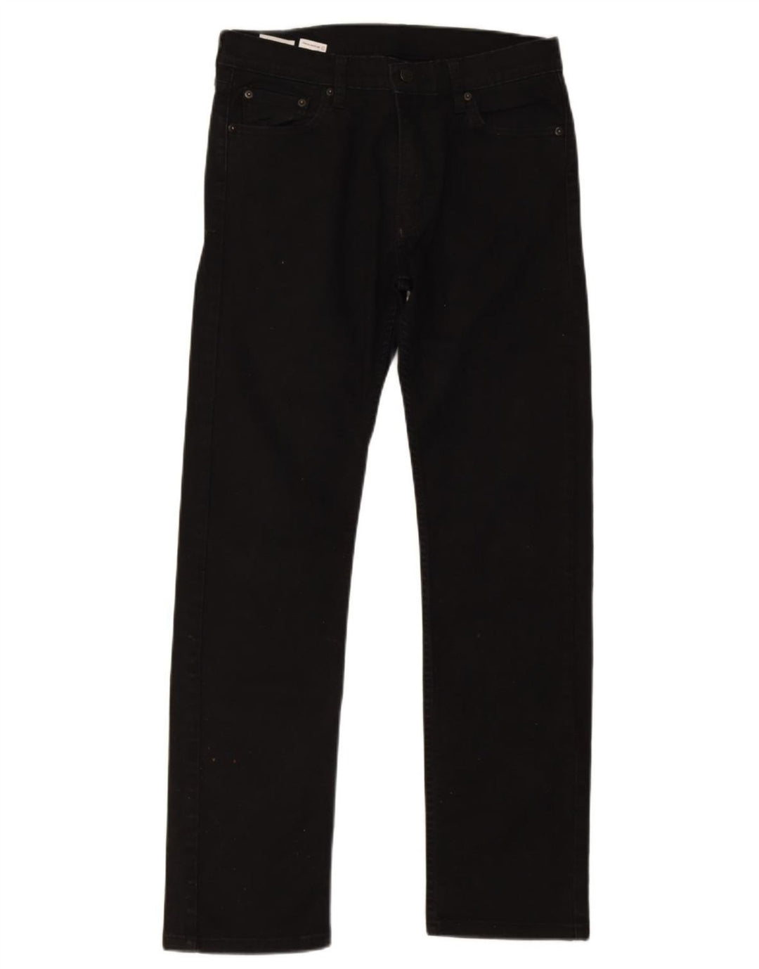 Levi's Masculino 513 Slim Straight Jeans W30 L32 Algodão Preto