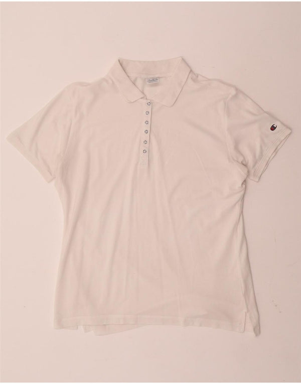 Camisa polo feminina CHAMPION UK 20 2XL branca