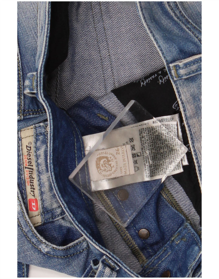 Diesel Womens Joggers Slim Jeans W26 L29 Azul Algodão