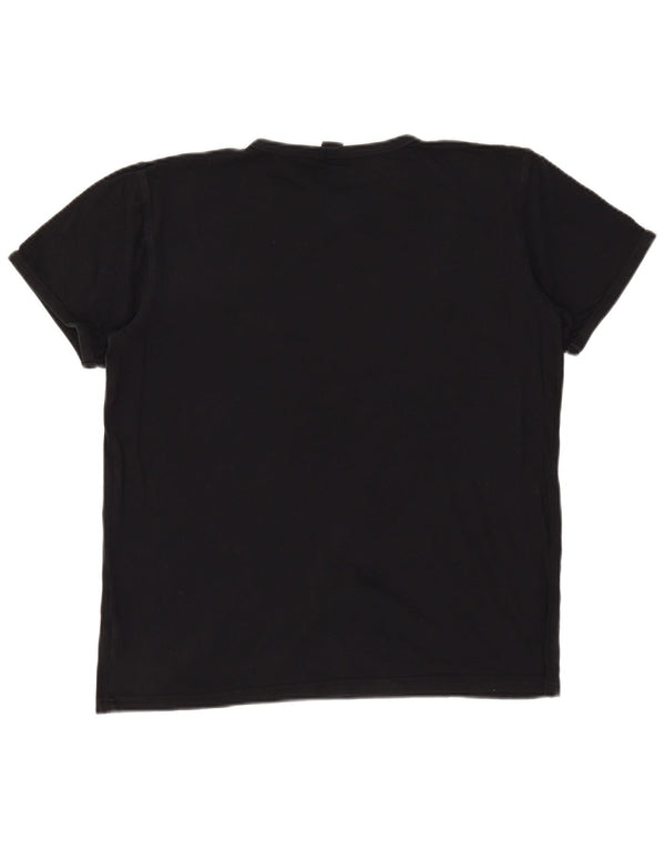 Camiseta feminina Lotto UK 18 XL algodão preto