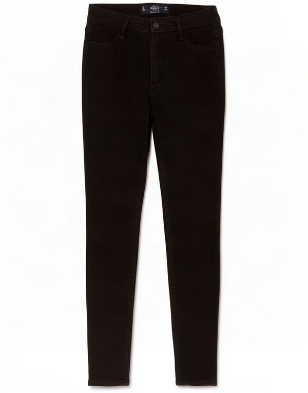 Hollister Womens High Rise Legging Jeans Skinny US 3 XS W26 L26 Preto