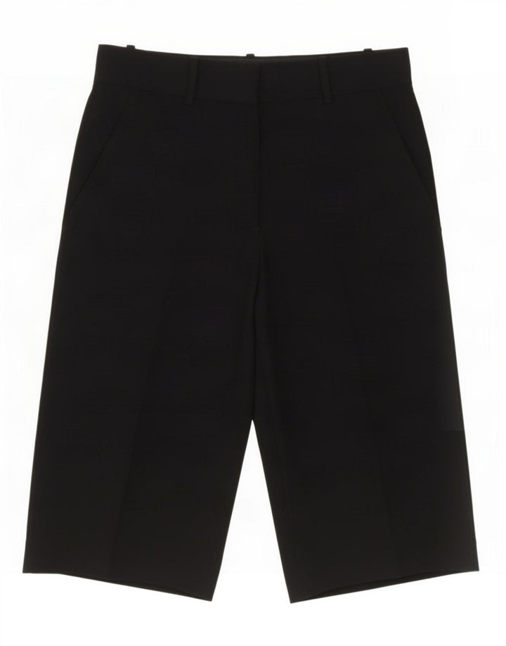 Zara Bermuda feminina Chino Shorts médio W32 preto