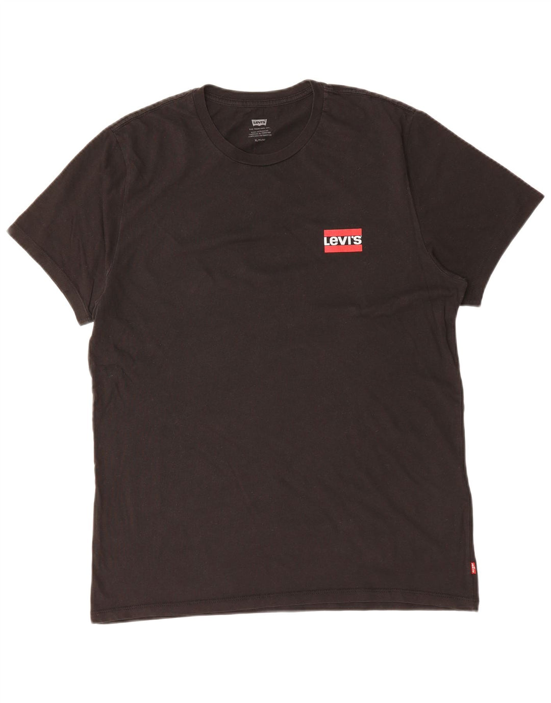 Camiseta masculina LEVI'S Top XL algodão preto