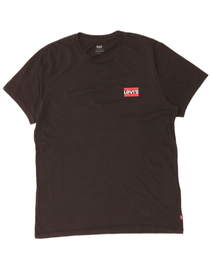 Camiseta masculina LEVI'S Top XL algodão preto