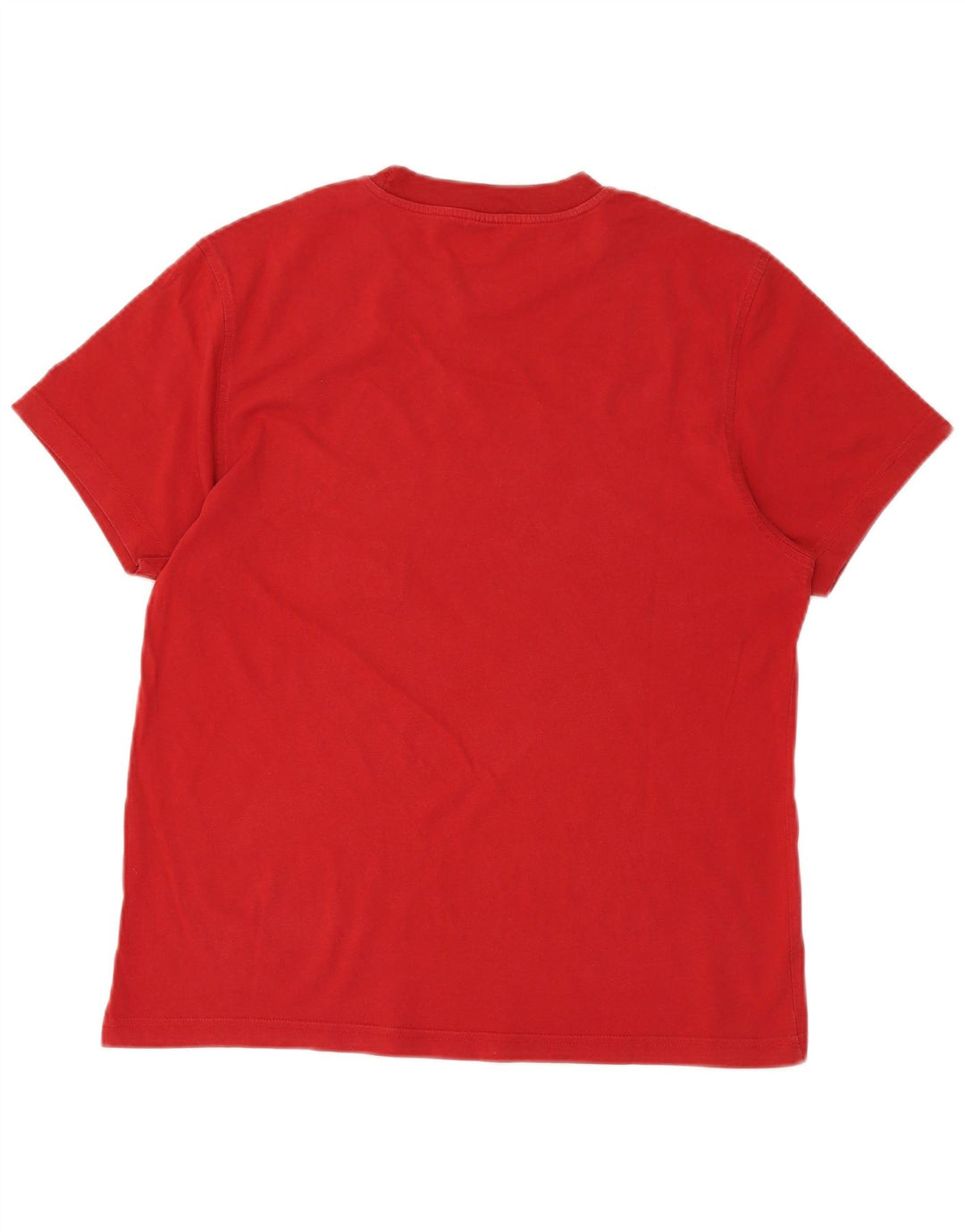 Camiseta masculina CHAMPION com estampa da Universidade de Nova York, grande vermelha