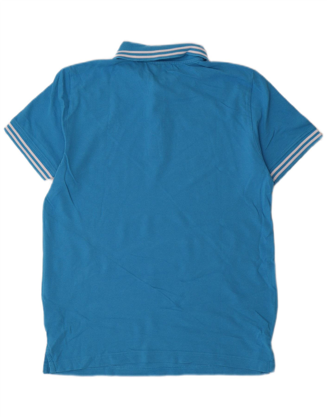 Camisa polo masculina Kappa algodão azul médio