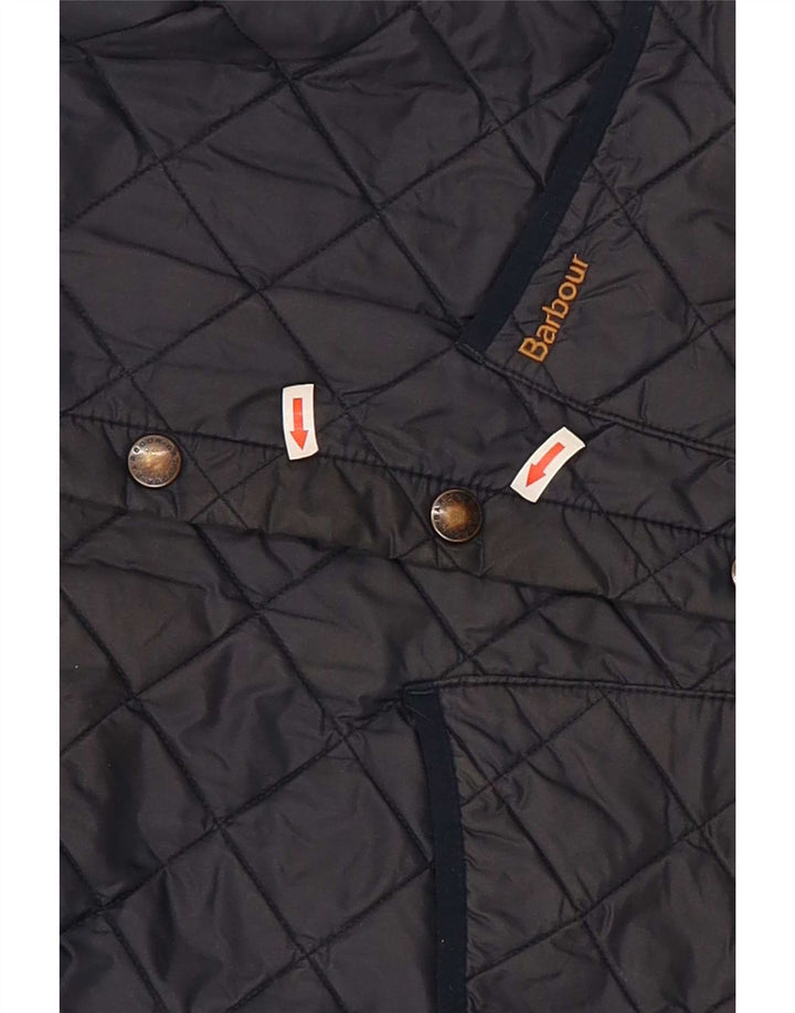 Jaqueta acolchoada masculina Barbour 4-5 anos azul marinho clássico