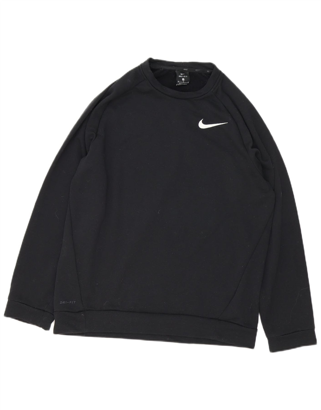 Moletom Nike Masculino Dri Fit Jumper Médio Preto Poliéster