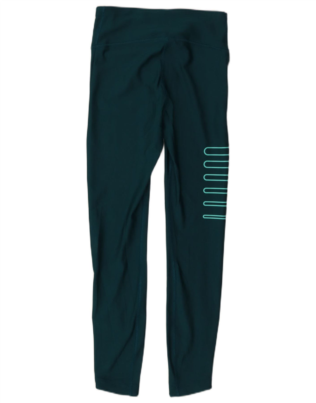 Under Armour Womens Graphic Leggings UK 12 Médio Turquesa Poliéster