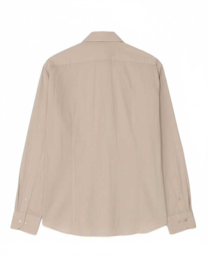 Camisa masculina Roberto Cavalli tamanho 41 16 grande algodão branco