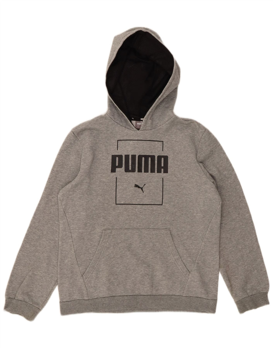 Jumper com capuz gráfico PUMA Boys 13-14 anos cinza