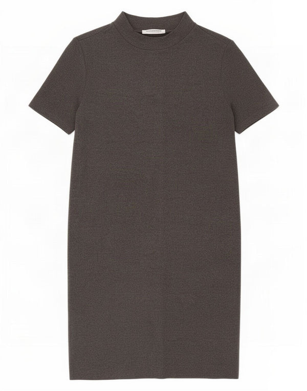 Zara Womens Trafaluc T-Shirt Dress UK 14 Médio Algodão Cinza