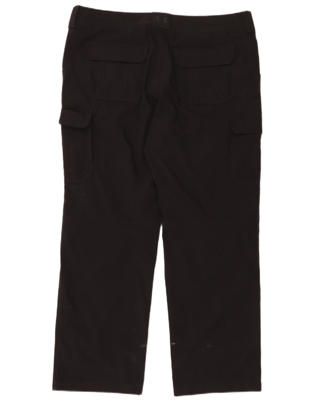 Calças cargo retas masculinas Under Armour W40 L32 poliéster preto