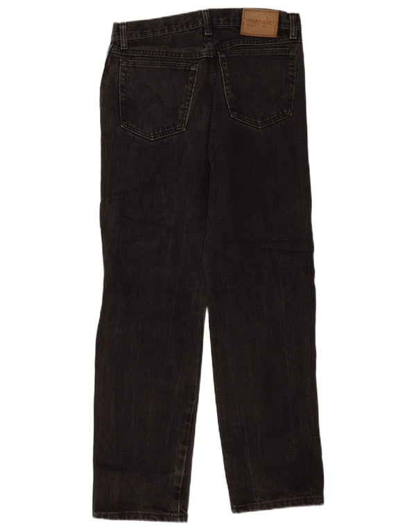 Wrangler Calça jeans reta masculina W28 L29 preta