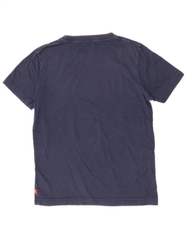 Camiseta Levi's Boys Regular Graphic 9-10 Anos Azul Marinho Algodão