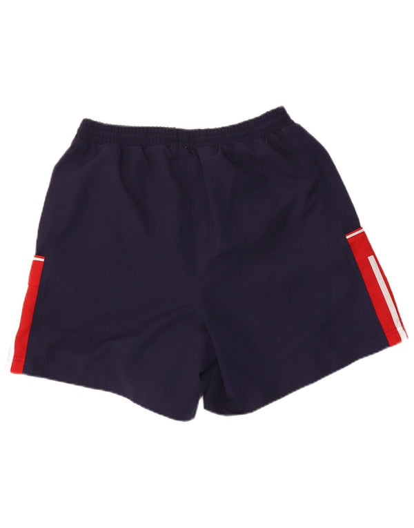 Adidas Mens Sport Shorts Médio Azul Marinho Colorblock Poliéster