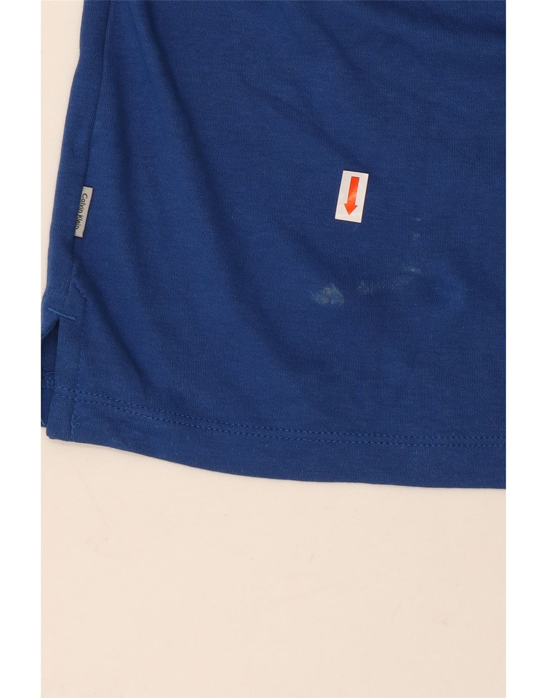 Camisa polo masculina CALVIN KLEIN grande algodão azul