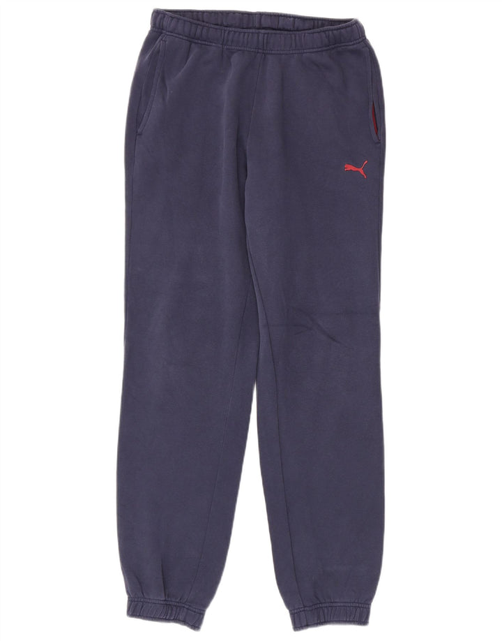 Calça de treino masculina Puma Joggers pequeno azul marinho