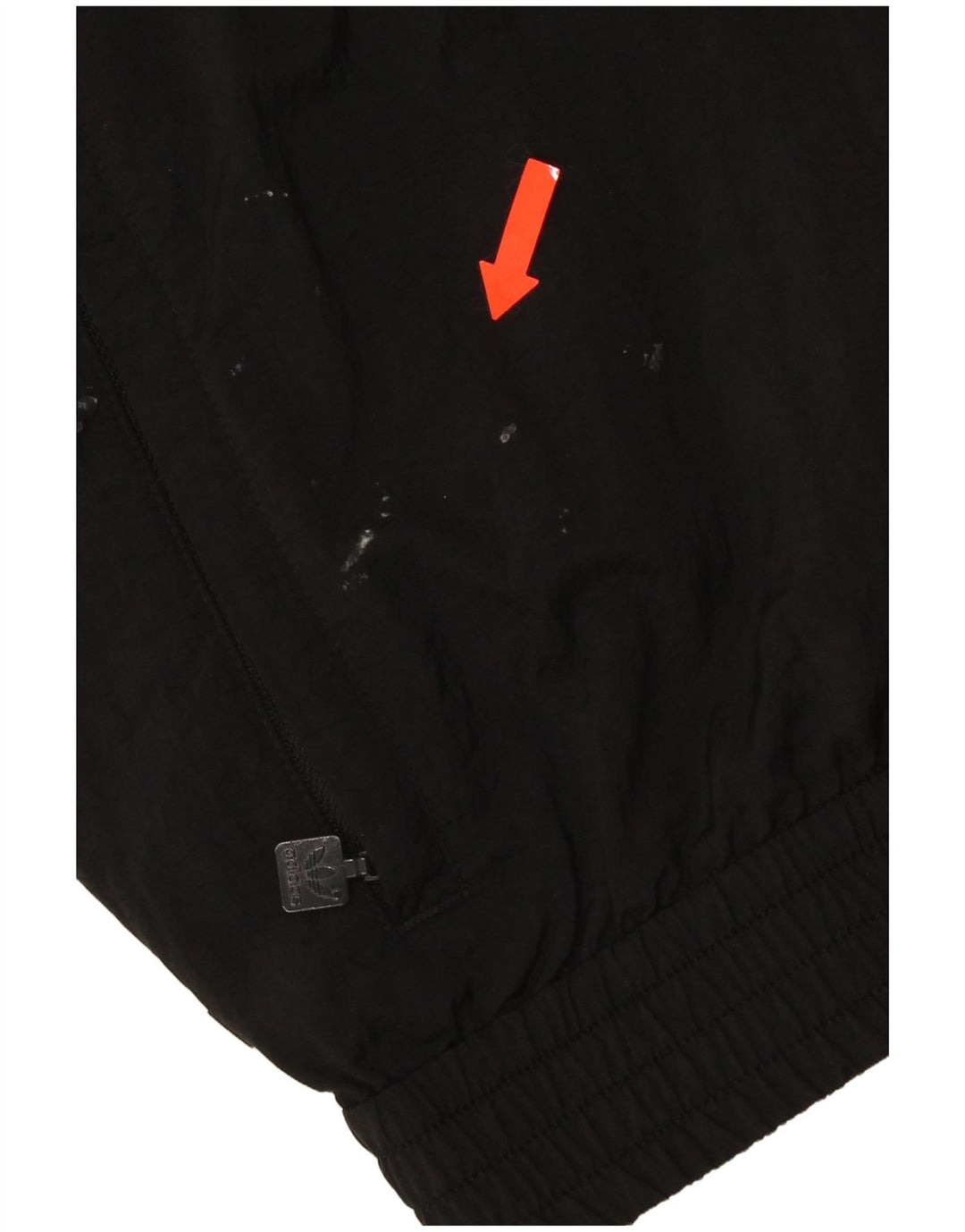 Adidas Mens Loose Fit Bomber Jacket UK 42 XL Preto Poliamida
