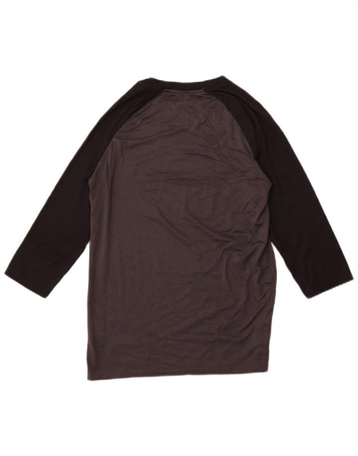 Camiseta feminina Nike Athletic Cut Graphic Top UK 8 Small Grey Sports