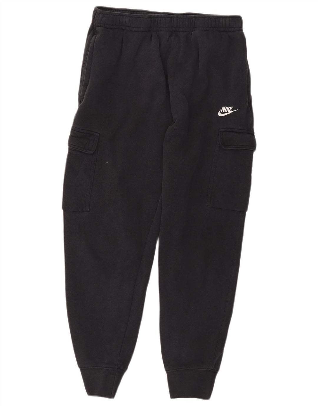 Nike Mens Cargo Calças de treino Joggers grandes de algodão preto