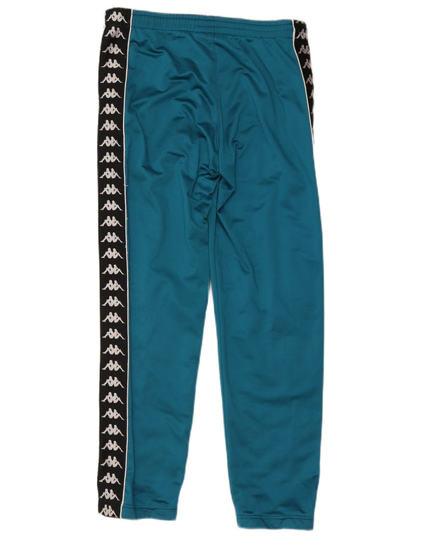 Kappa Mens Graphic Tracksuit Calças Joggers XS Azul Colourblock Poliéster