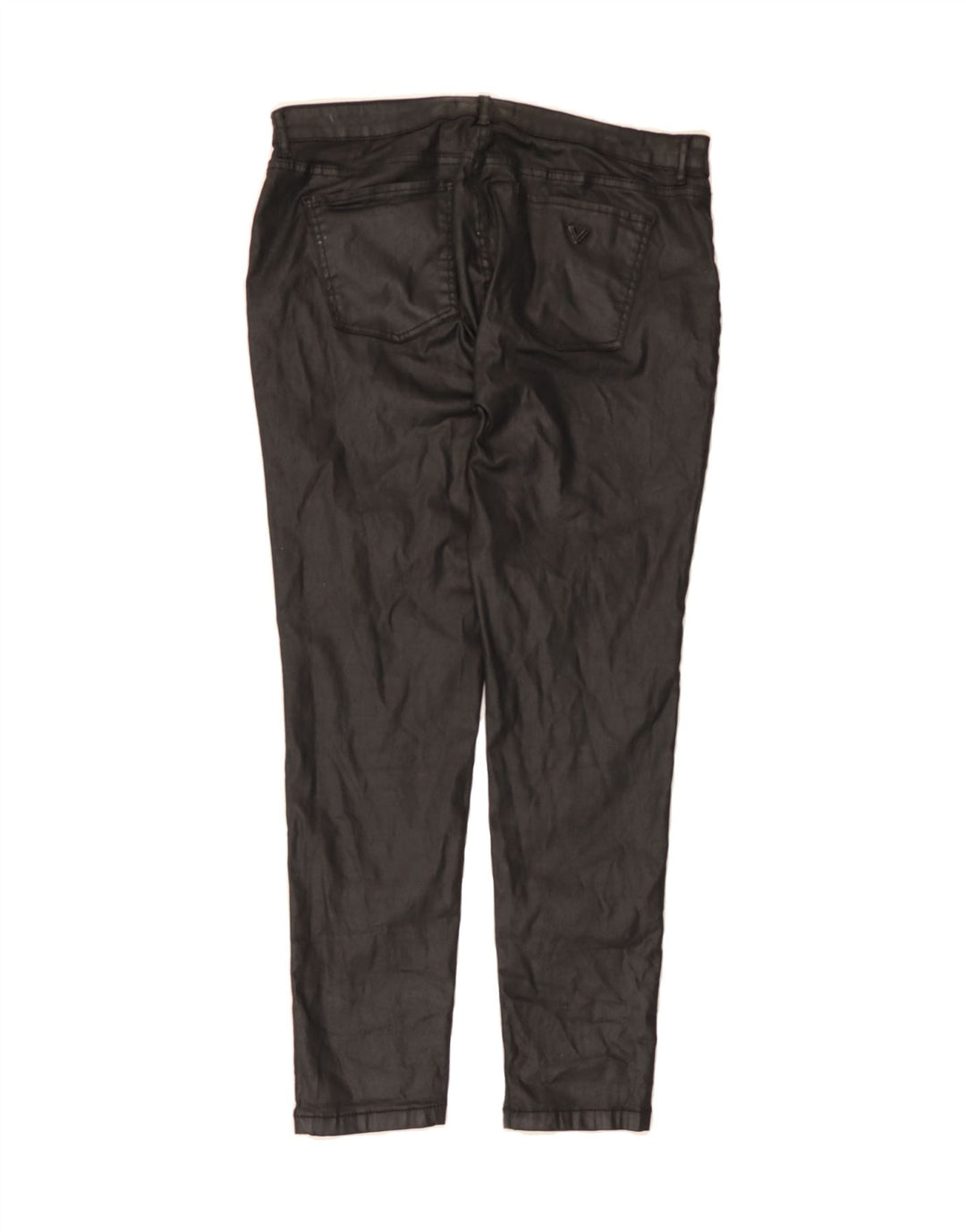 GUESS Womens Slim Casual Trousers W31 L28 Black Cotton Vintage Guess and Second-Hand Guess from Messina Hembry 