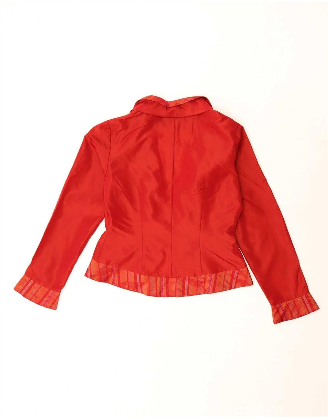 Conjunto feminino de 3 peças da Fox EU 36 pequeno W30 acetato floral vermelho moderno