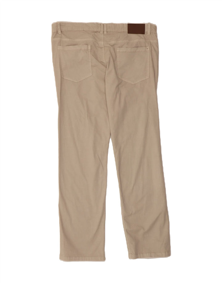 FRENCH CONNECTION Mens Straight Casual Trousers W34 L32 Beige Cotton Vintage French Connection and Second-Hand French Connection from Messina Hembry 