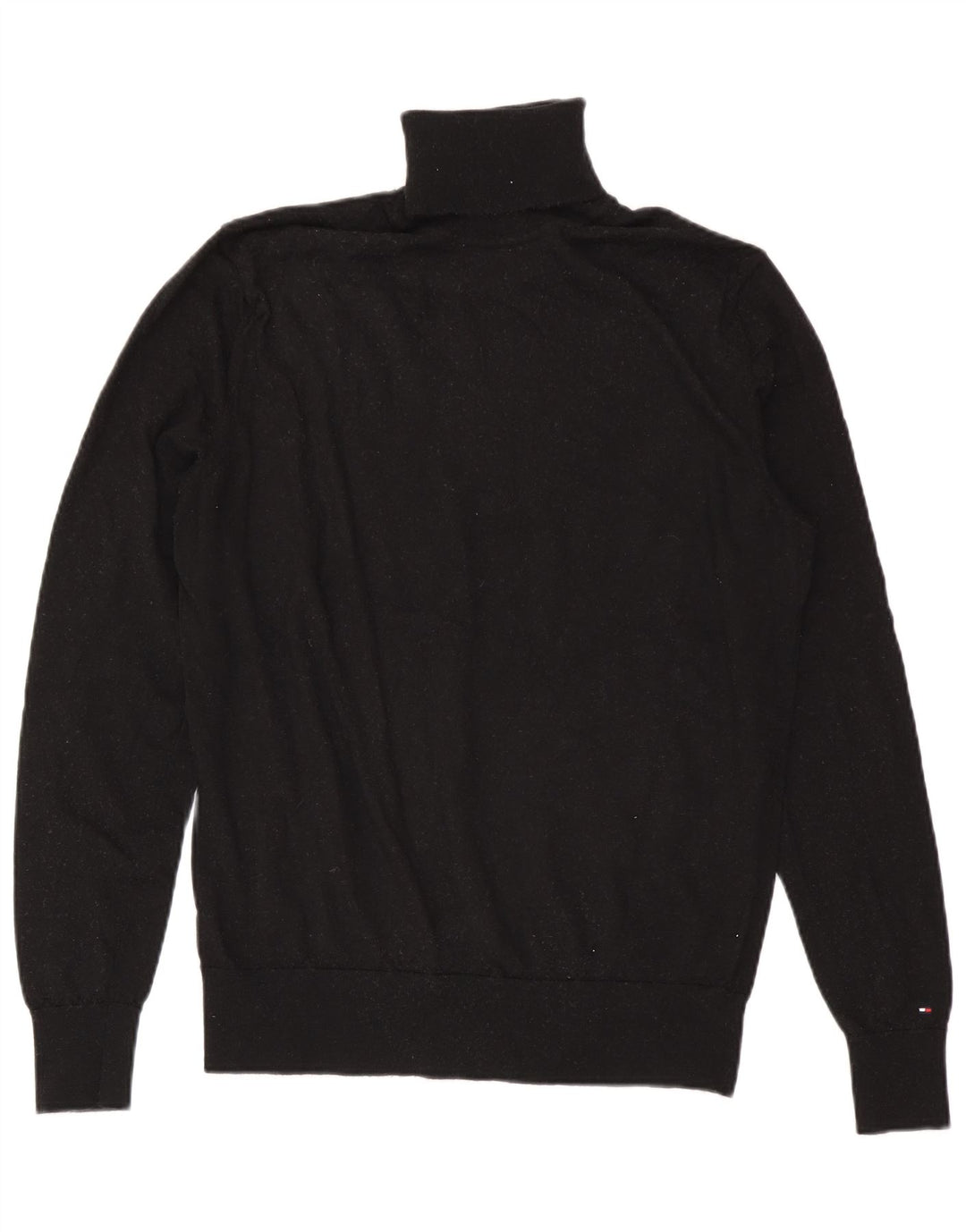 Tommy Hilfiger Suéter masculino com gola redonda 2XL lã preta