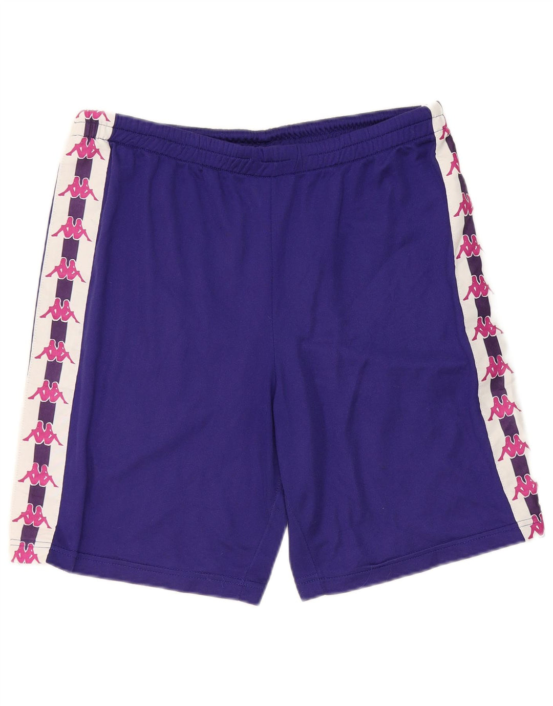 Kappa Mens Graphic Sport Shorts Grande Roxo Colourblock Poliéster