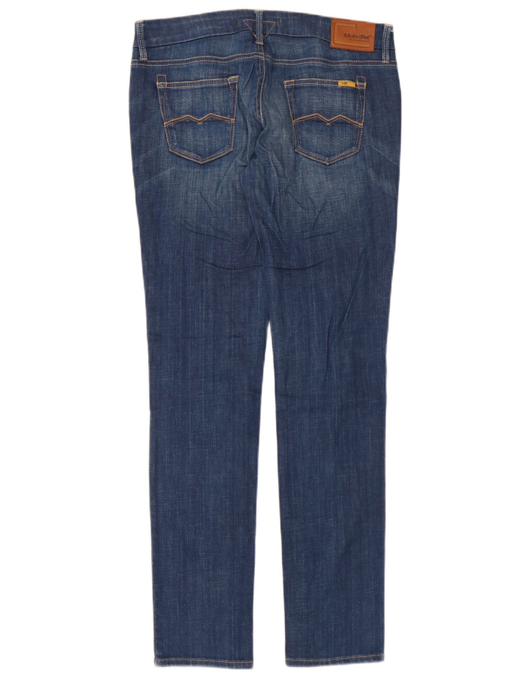 Meltin' Pot feminino Mika Slim Jeans W29 L32 algodão azul