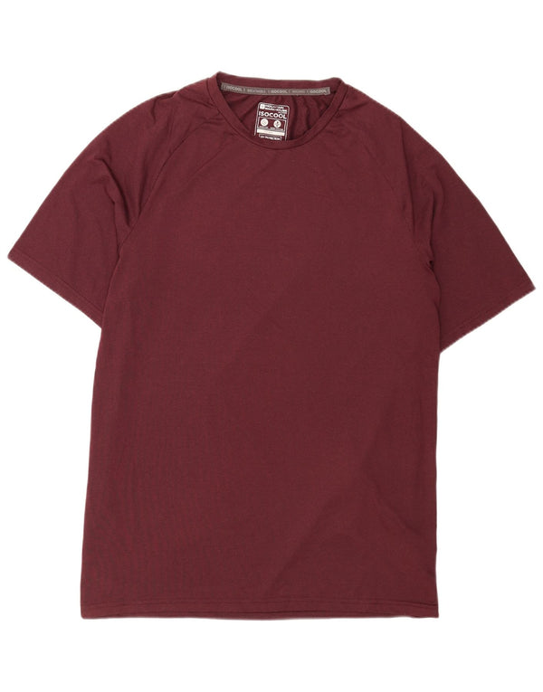 Camiseta masculina Mountain Warehouse grande poliéster cor de vinho
