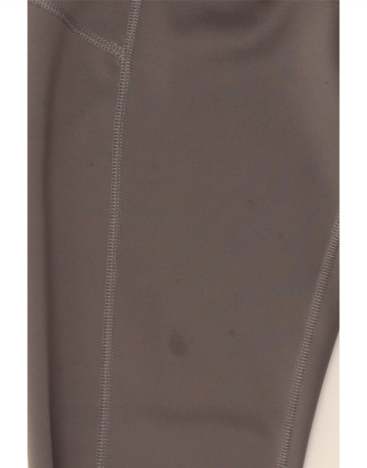 Leggings gráficas femininas The North Face UK 12 poliéster cinza médio