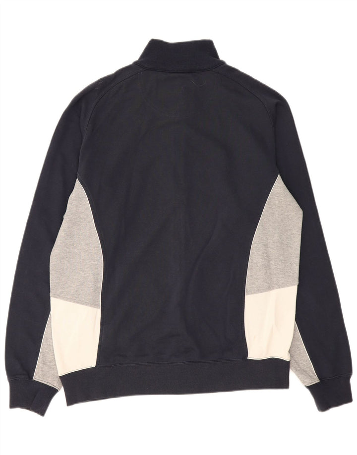 CHAMPION Jaqueta masculina de agasalho XL azul marinho algodão colorblock