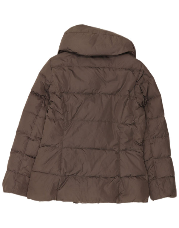 Jaqueta acolchoada feminina Ellesse UK 14 nylon cinza médio