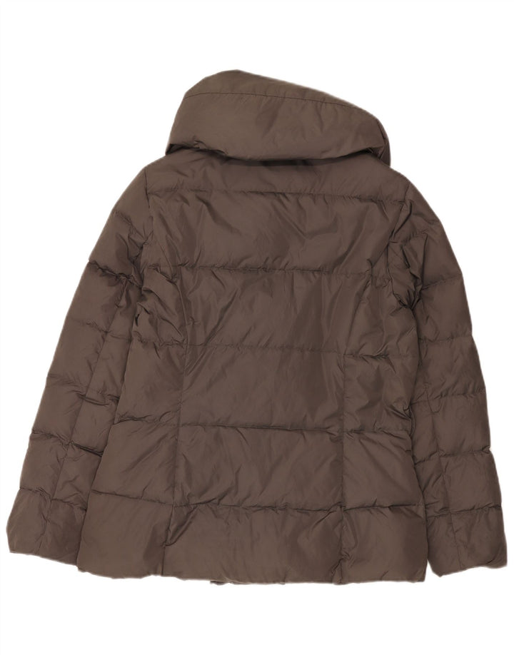 Jaqueta acolchoada feminina Ellesse UK 14 nylon cinza médio