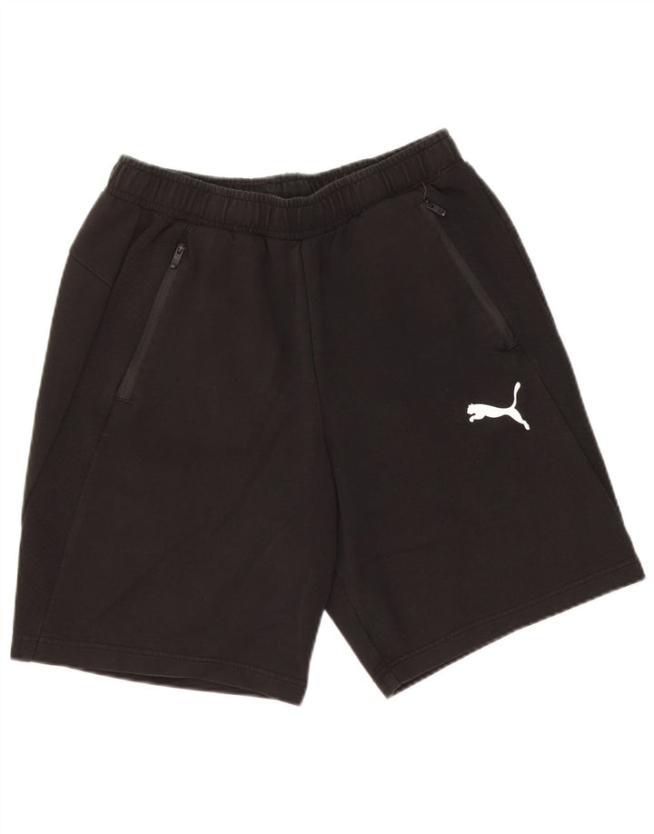 Shorts esportivos masculinos PUMA médios pretos