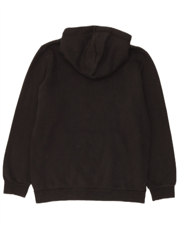 Puma Mens Hoodie Jumper Pequeno Algodão Preto