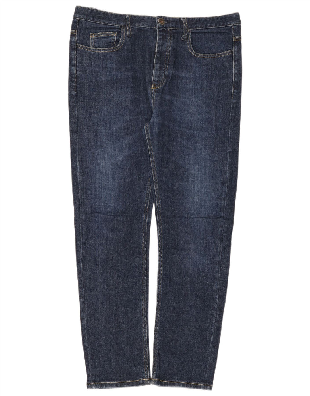 Benetton Jeans Slim Feminino W34 L28 Azul