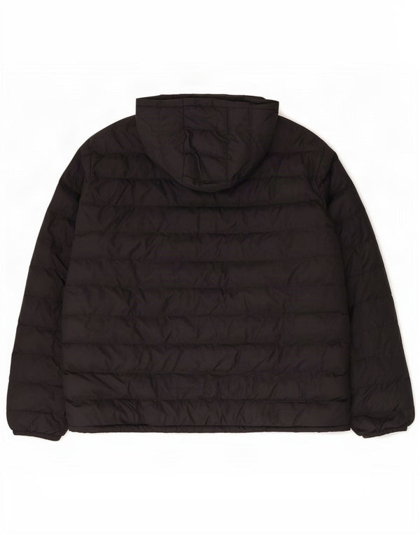 Jaqueta masculina acolchoada com capuz Mountain Warehouse UK 42 XL preto nylon