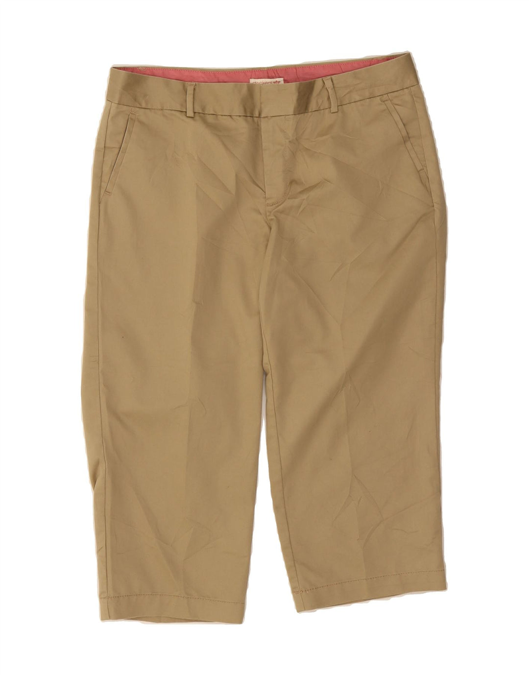 DOCKERS Womens Straight Capri Trousers US 10 Large W34 L20 Beige Cotton Vintage Dockers and Second-Hand Dockers from Messina Hembry 