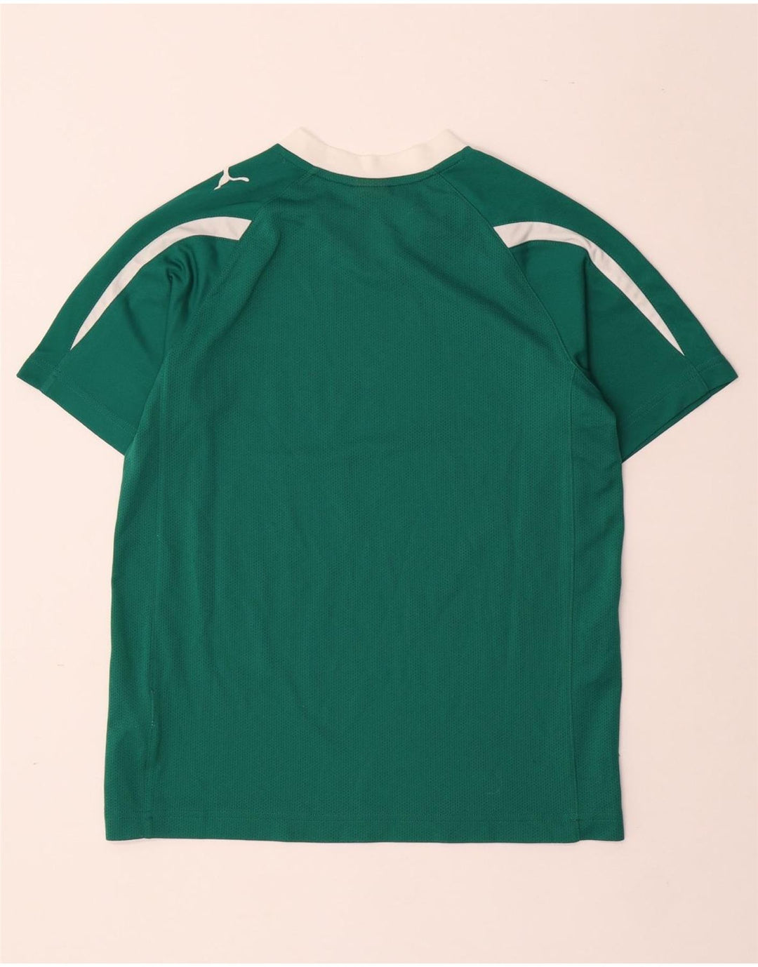 Camiseta PUMA Meninos Graphic 13-14 Anos Verde Poliéster