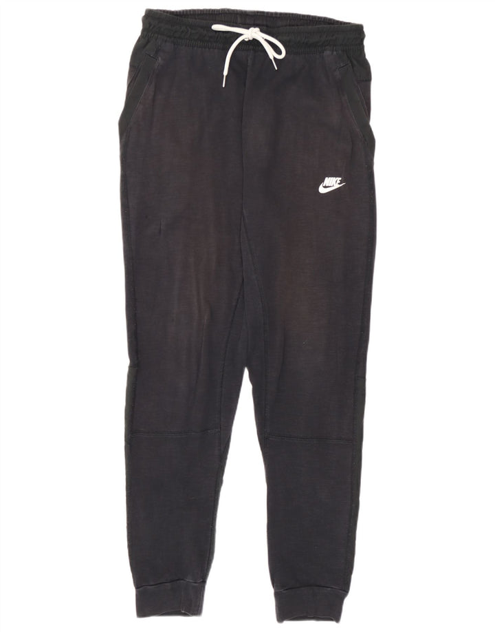 Calça de treino masculina Nike joggers médio azul marinho algodão
