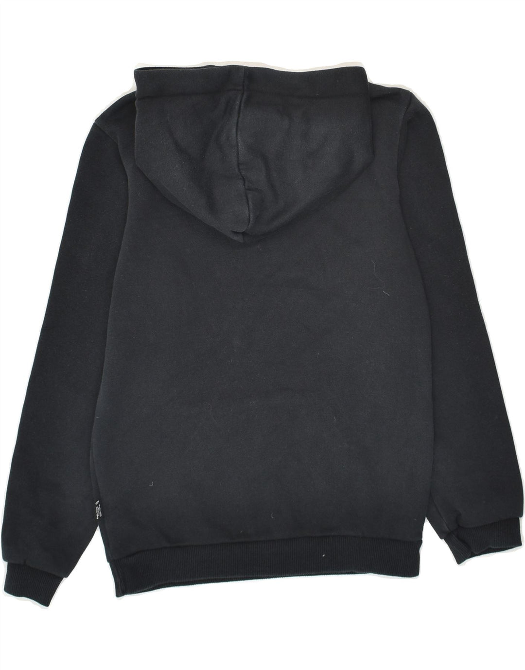 PUMA Boys Graphic Hoodie Jumper 7-8 Years Black Cotton | Vintage Puma | Thrift | Second-Hand Puma | Used Clothing | Messina Hembry 