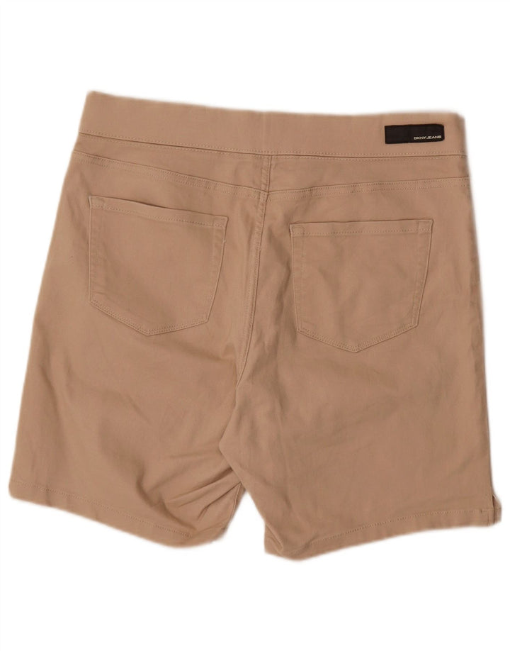Dkny Shorts feminino casual grande W34 algodão bege